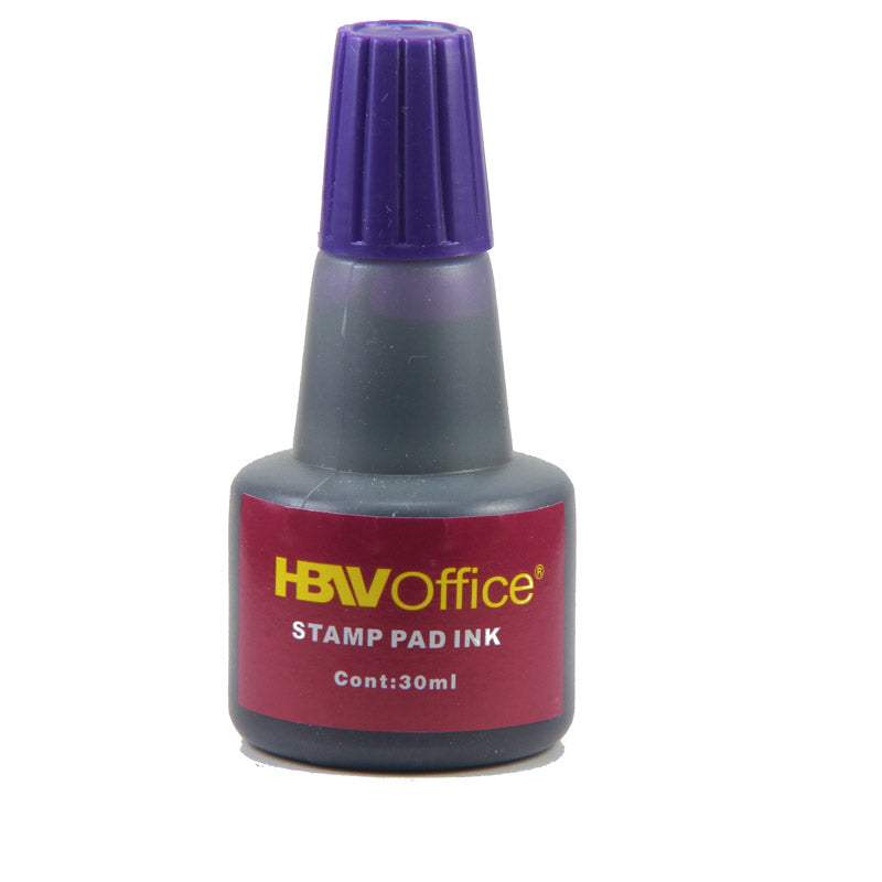 HBW Stamp Pad Ink Refill 30ml | Sold by 12s