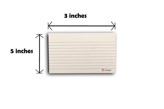 Unique Index Card 100pcs