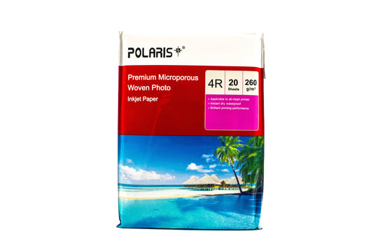 Polaris Premium Microporous Woven Photo Inkjet Paper | Sold by 20s