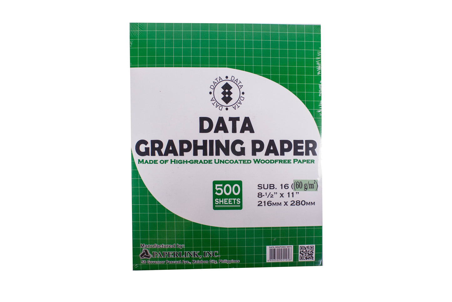 Data Graphing Paper 8.5x11in (500pcs)