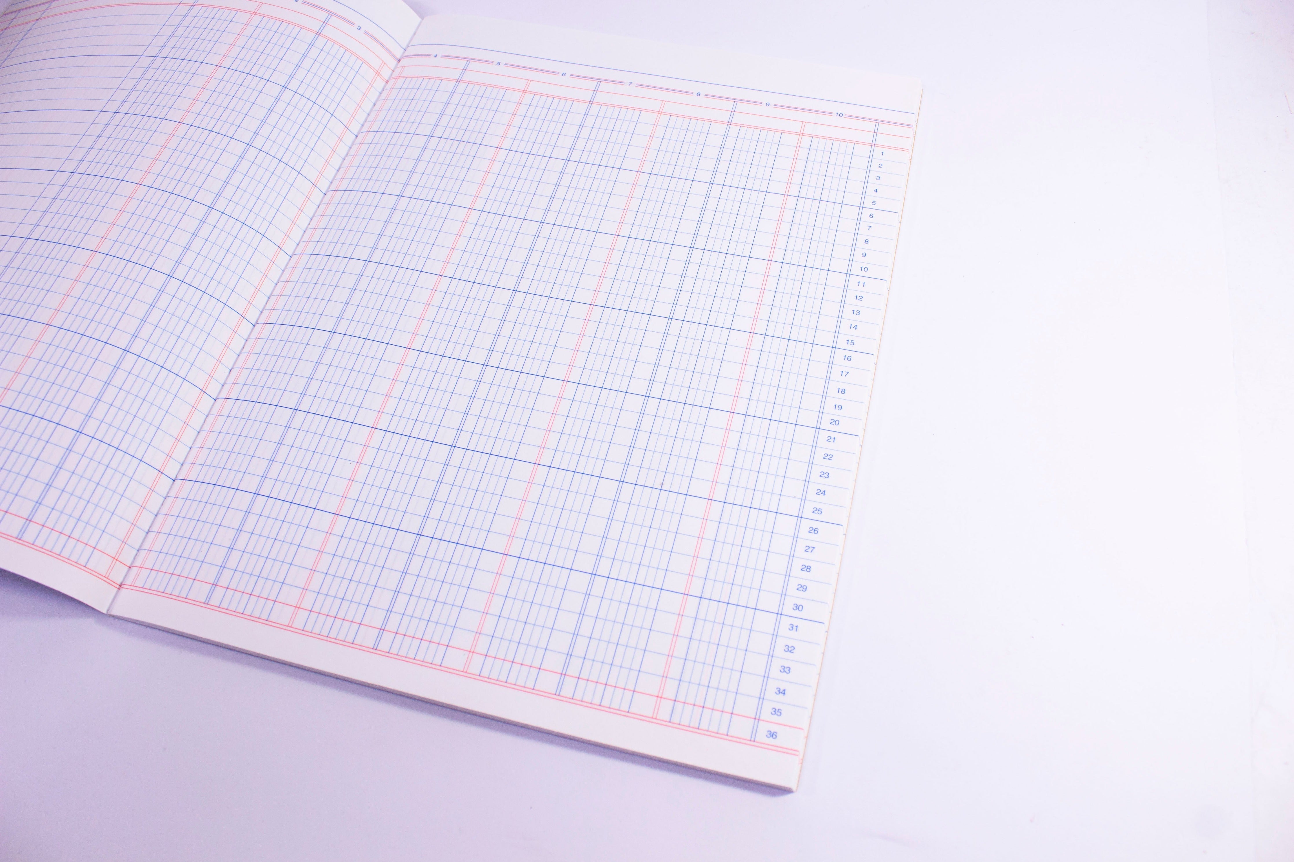 Vision Columnar Notebook | 10pcs – Paper Cart