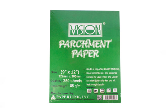 Vision Parchment Paper 9x12in (250Sheet)