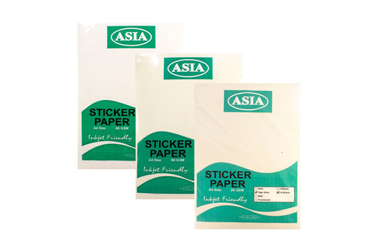 Asia Sticker Paper 80gsm A4