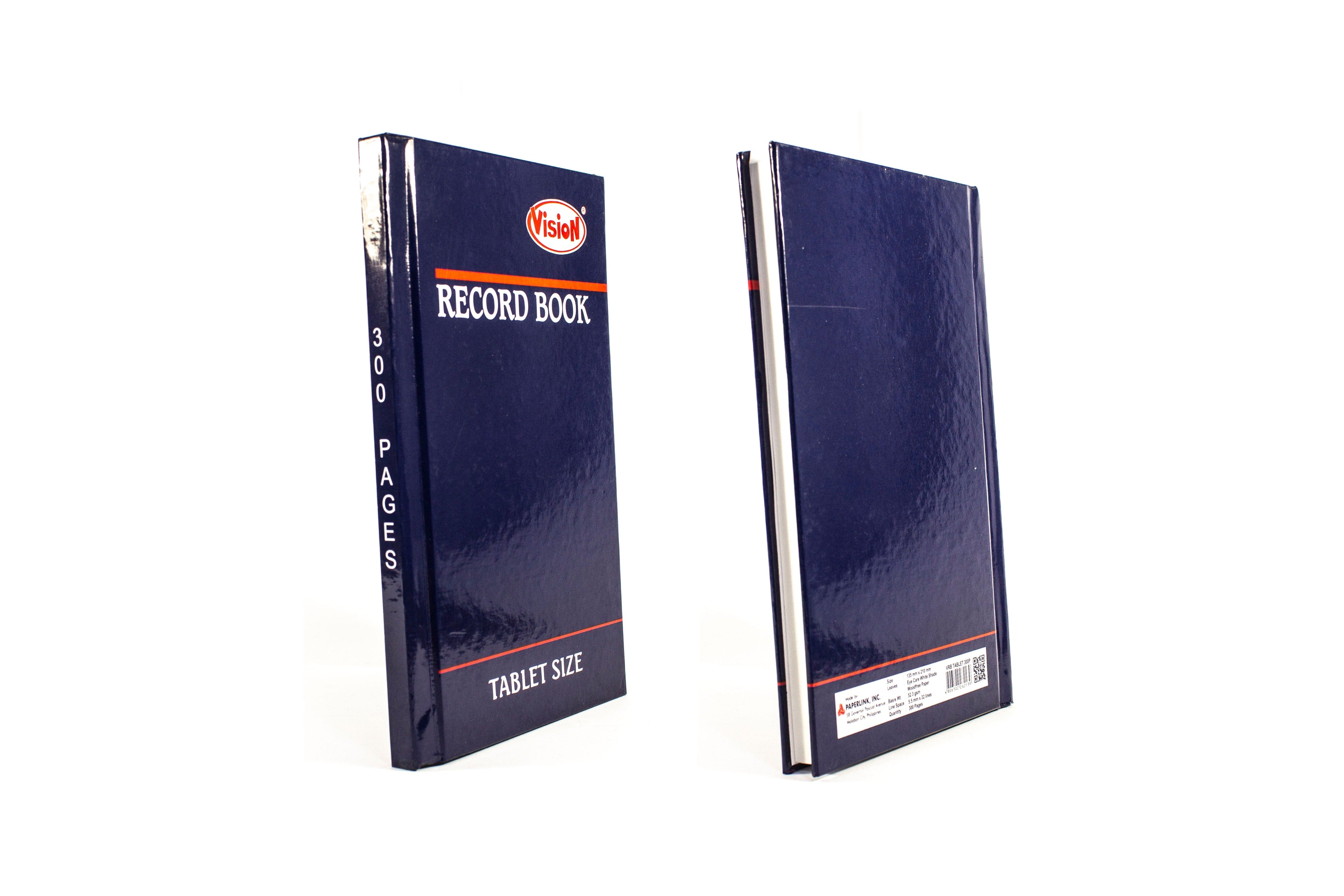 Vision Record Book Tablet Size – Paper Cart