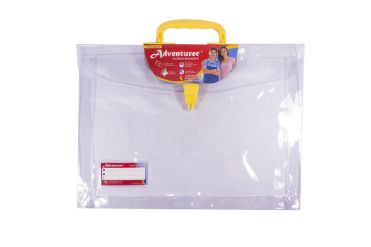 Adventurer Expanding Clear Envelope with Handle E-11 Long