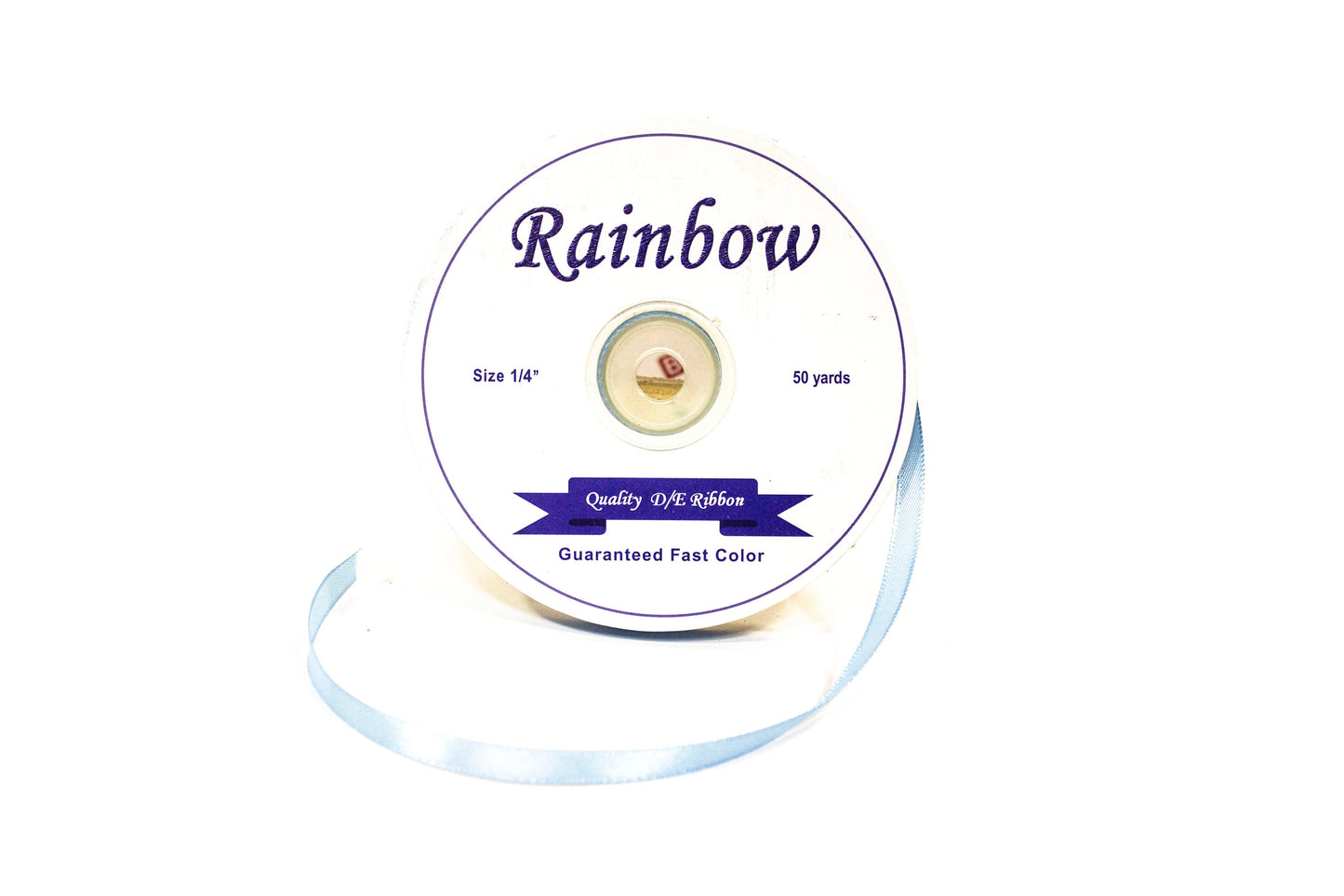 Rainbow/Parrot Cut Edge Ribbon 0.25in X 50Yards