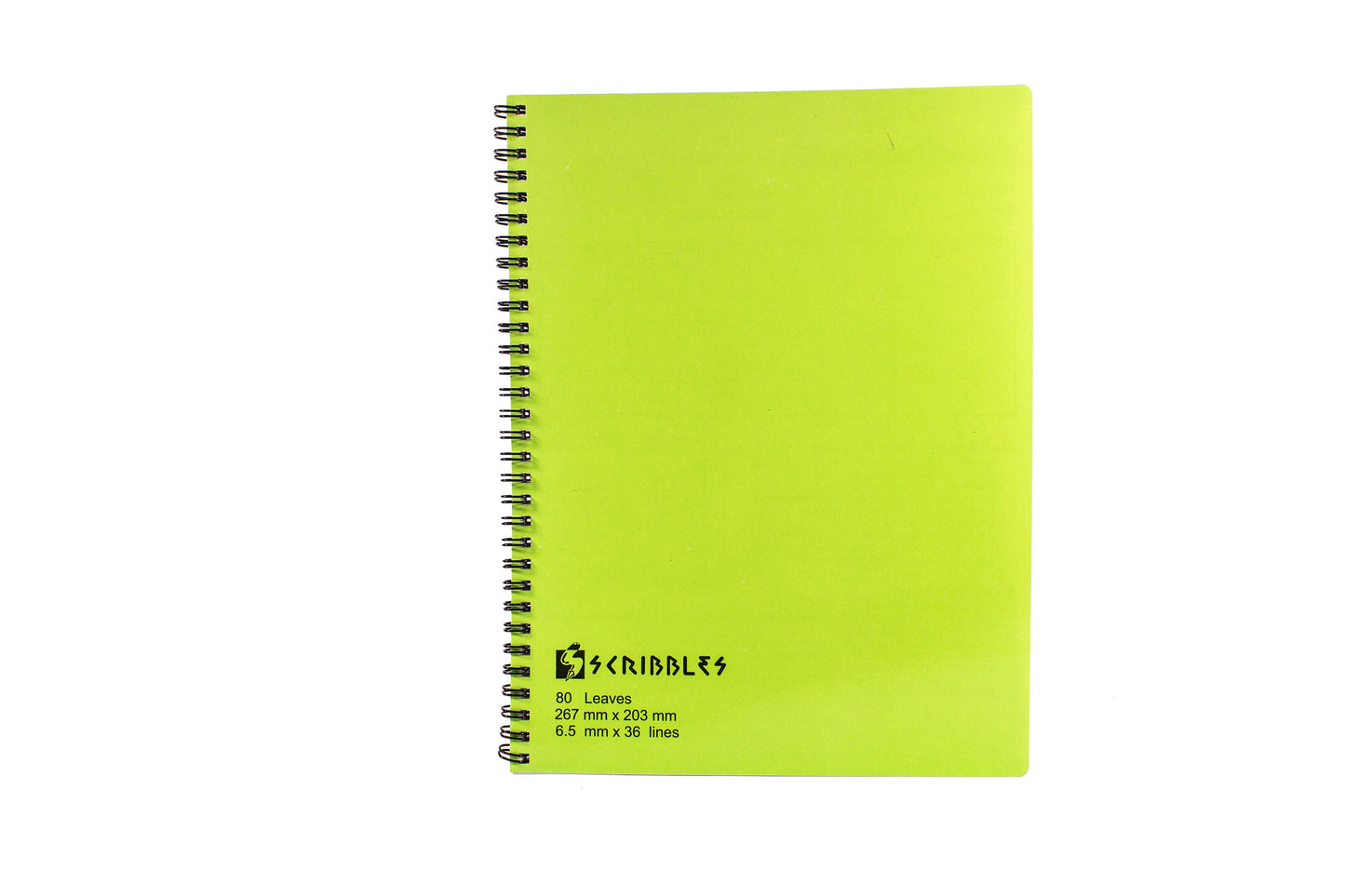 Scribbles Spiral University Notebook 267x203mm 80 Lvs.
