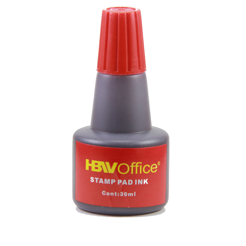 HBW Stamp Pad Ink Refill 30ml | 12pcs