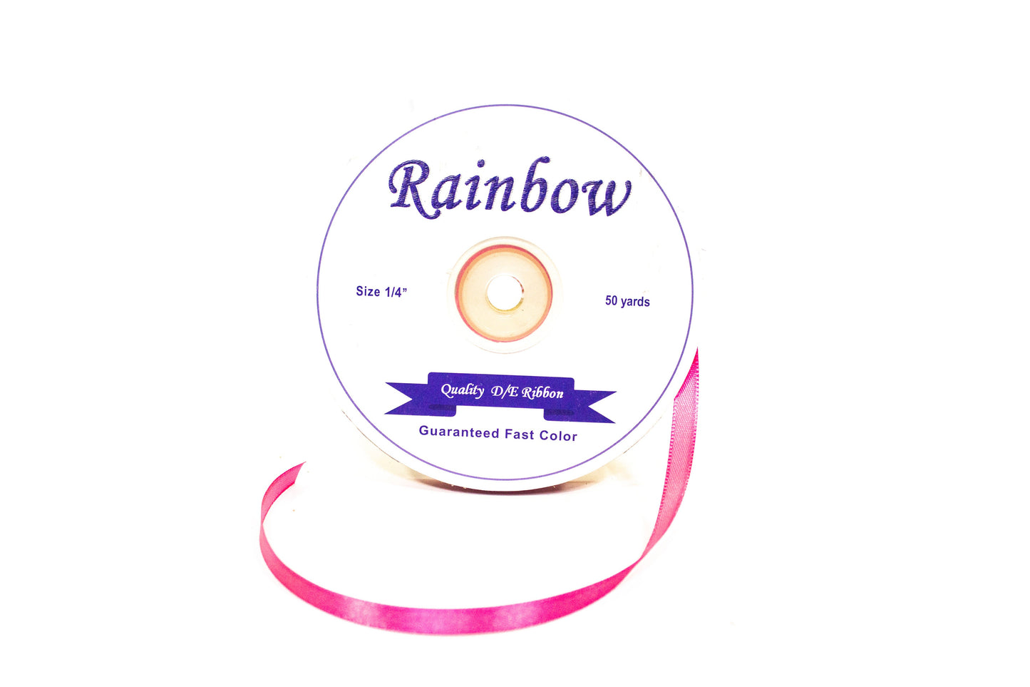 Rainbow/Parrot Cut Edge Ribbon 0.25in X 50Yards