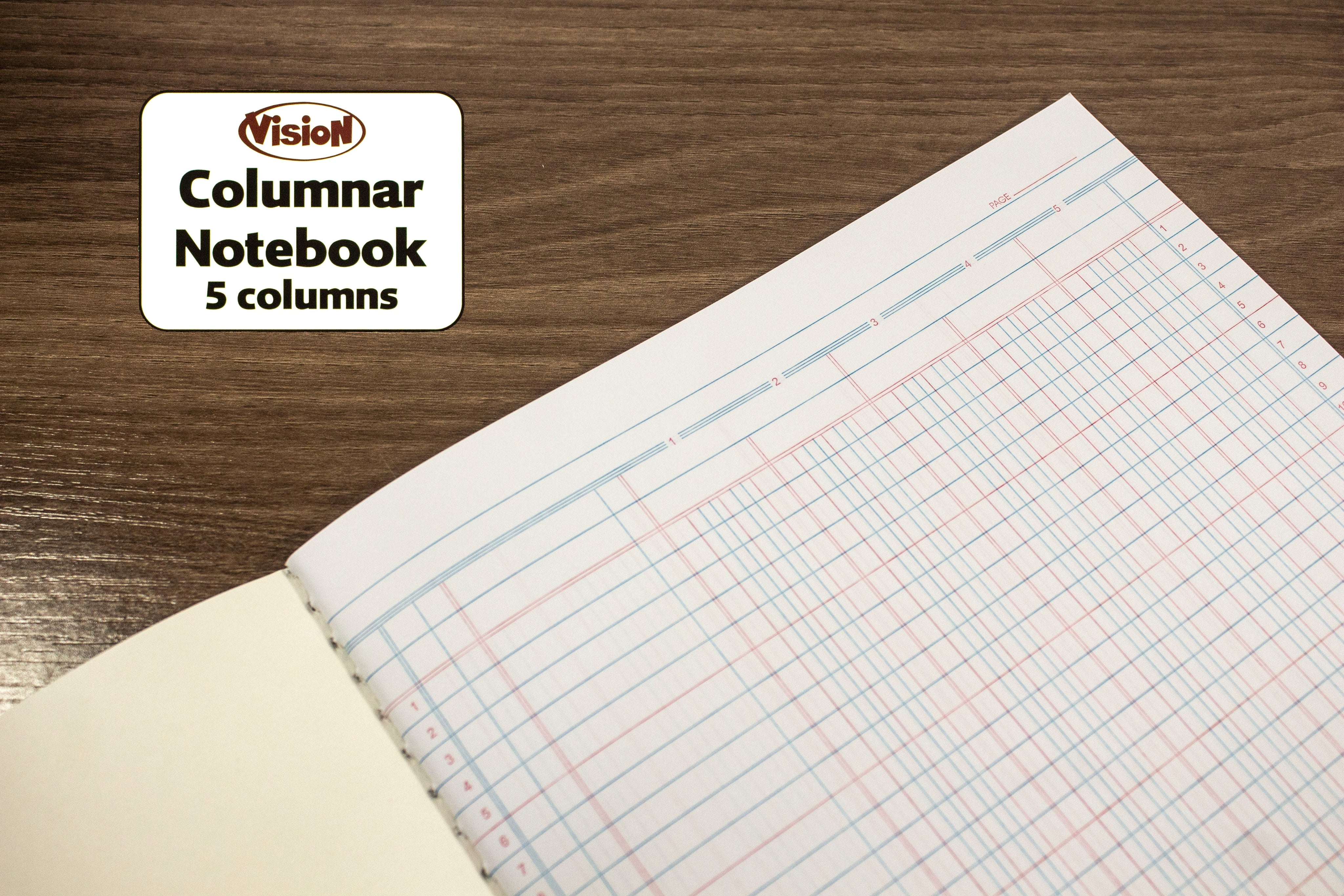 Vision Columnar Notebook | 10pcs – Paper Cart
