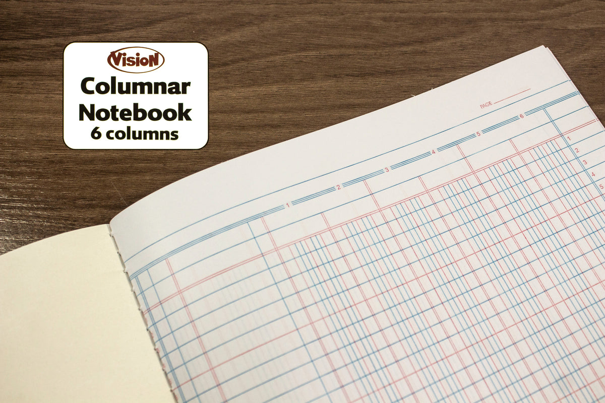 Vision Columnar Notebook Vision Columnar Notebook | 10pcs – Paper Cart