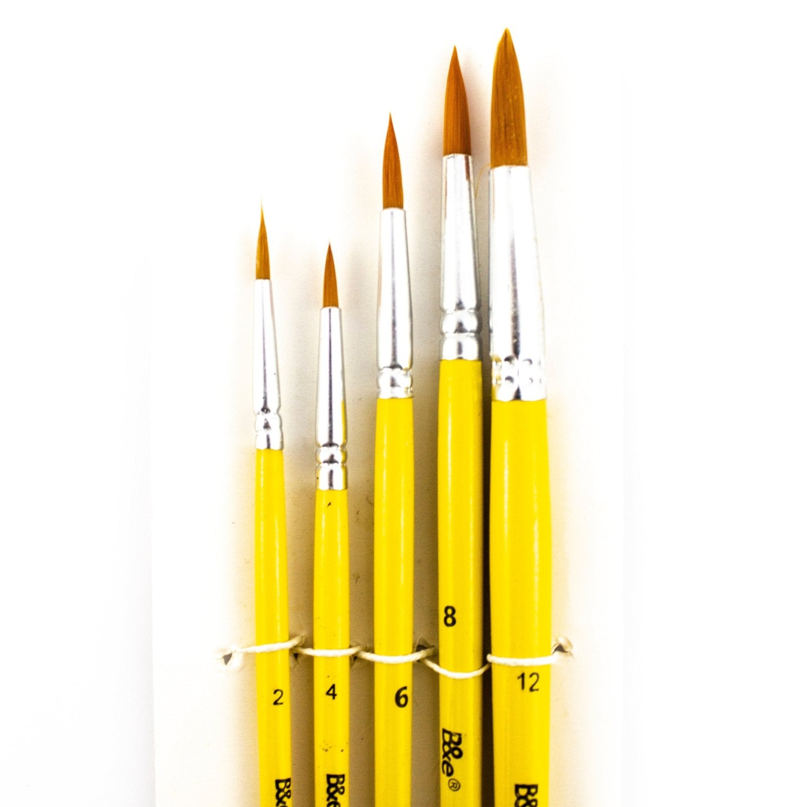 B&E Paint Brush Round #2,4,6,8,12