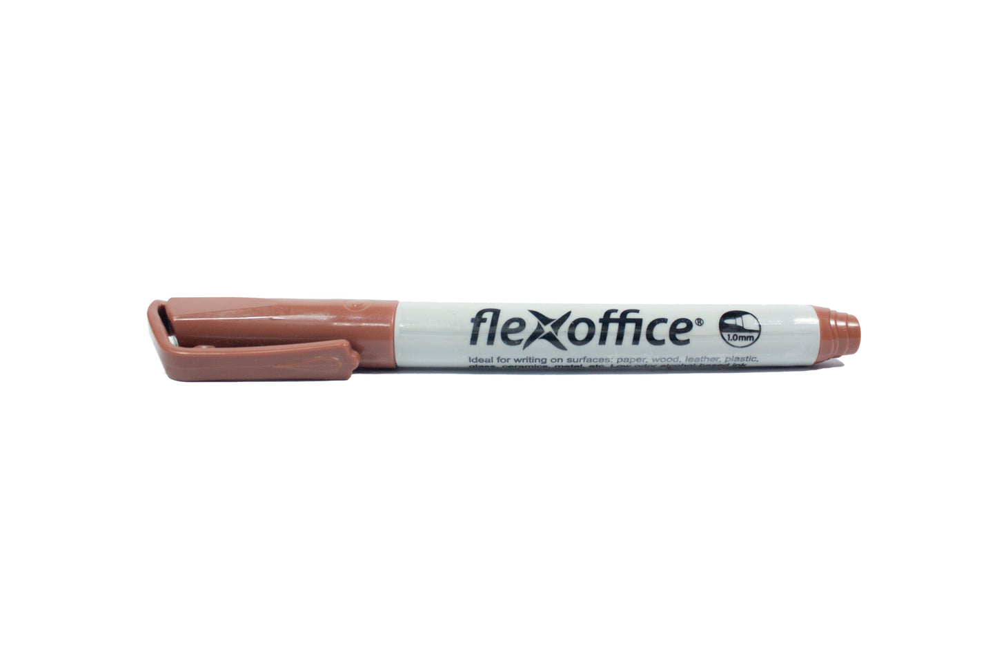 FlexOffice Nero FO-PM02 Permanent Marker 1.0mm | Sold by 12s