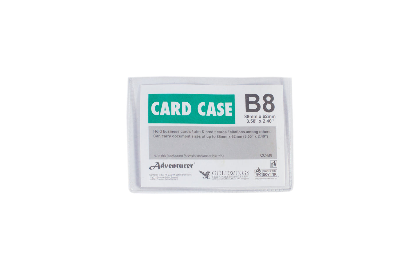 Adventurer Card Case Plastic
