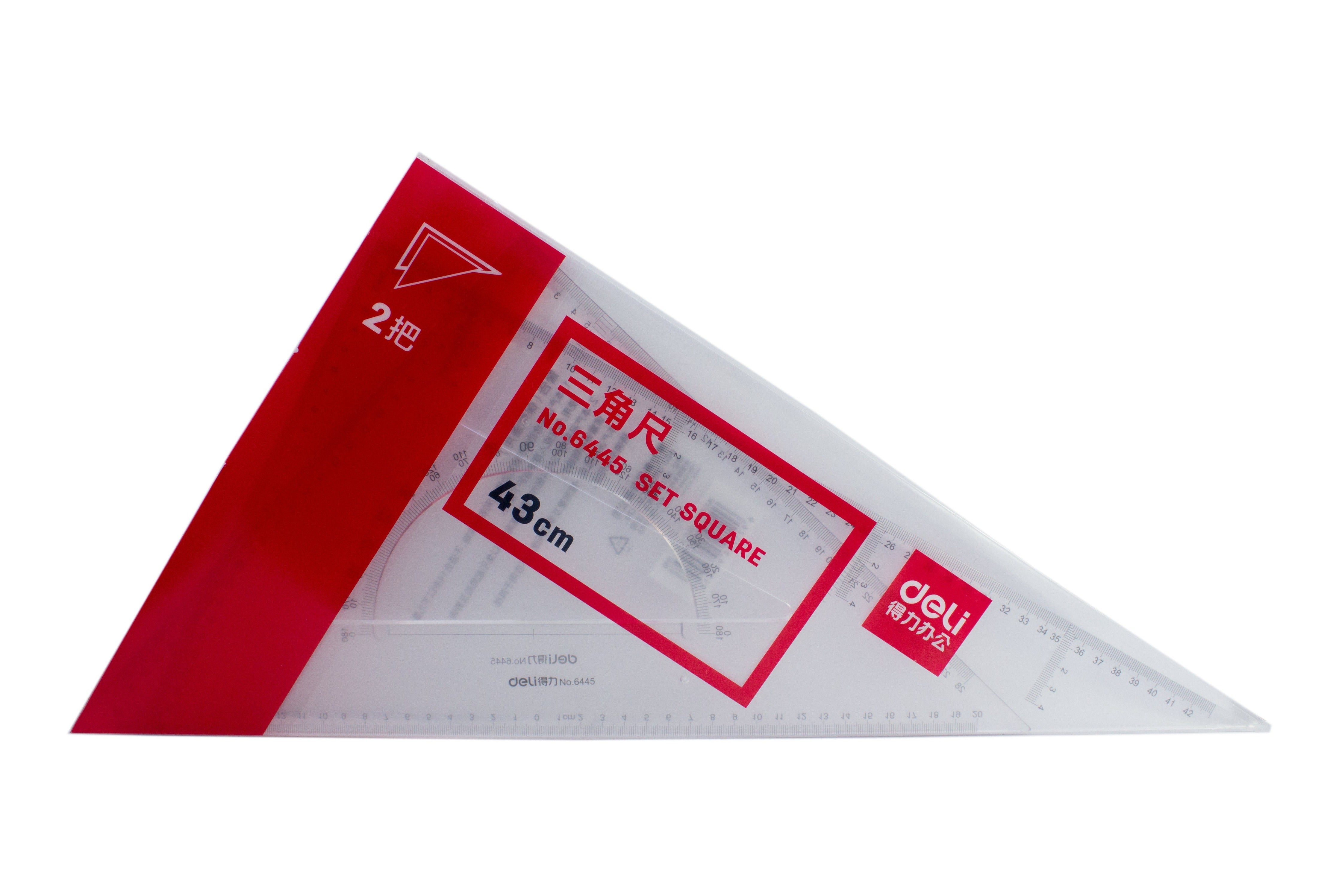 Deli Triangle Ruler Set – Paper Cart