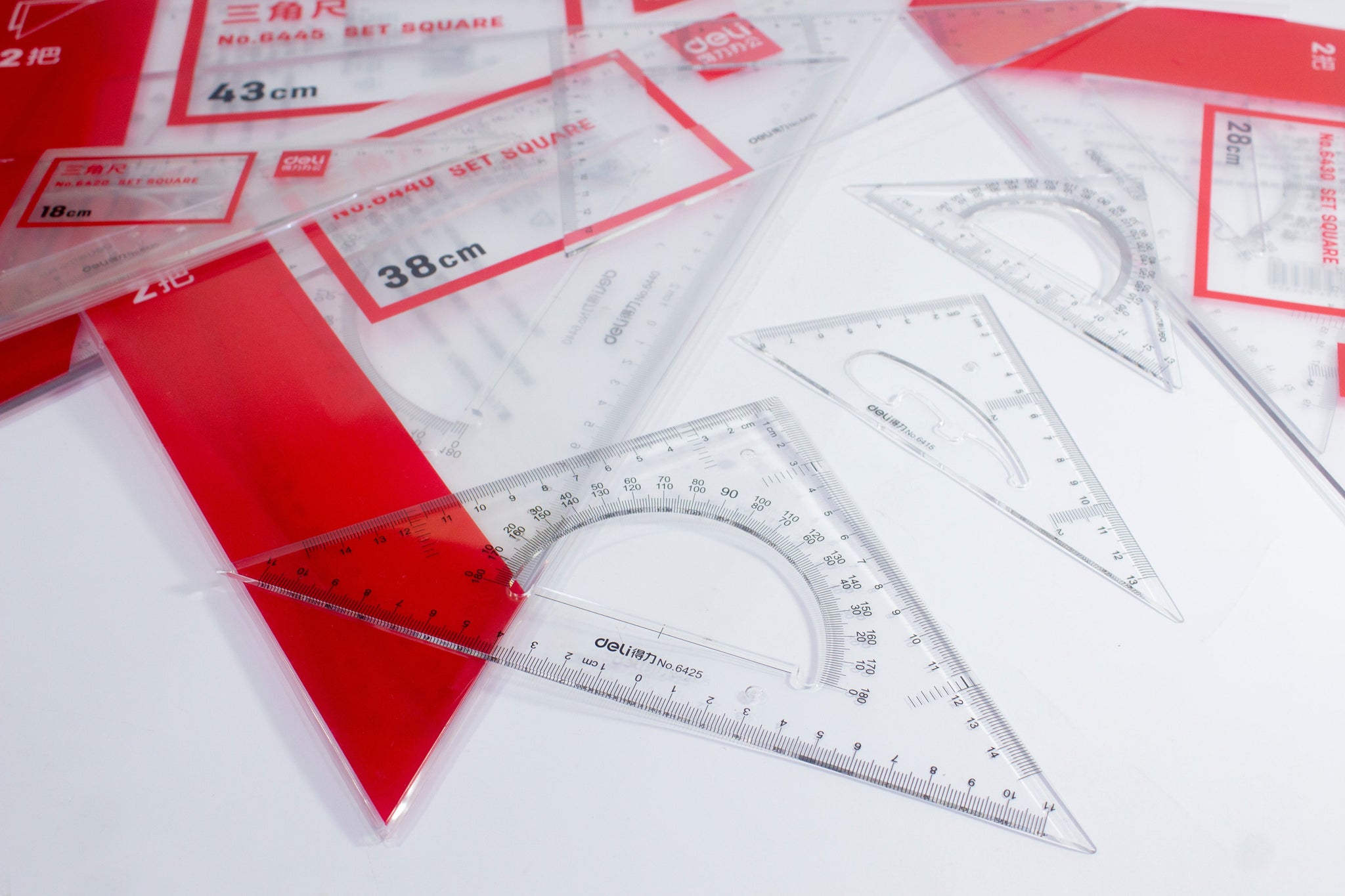 Deli Triangle Ruler Set – Paper Cart